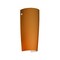 Besa Lighting Tomas Wall Sconce, Amber Matte, Polished Nickel Cap Finish, 1x8W LED 704180-LED-PN - alternate 1